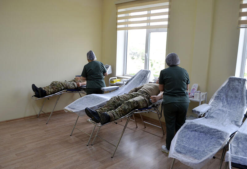 В Силах специального назначения проведена акция по сдаче крови