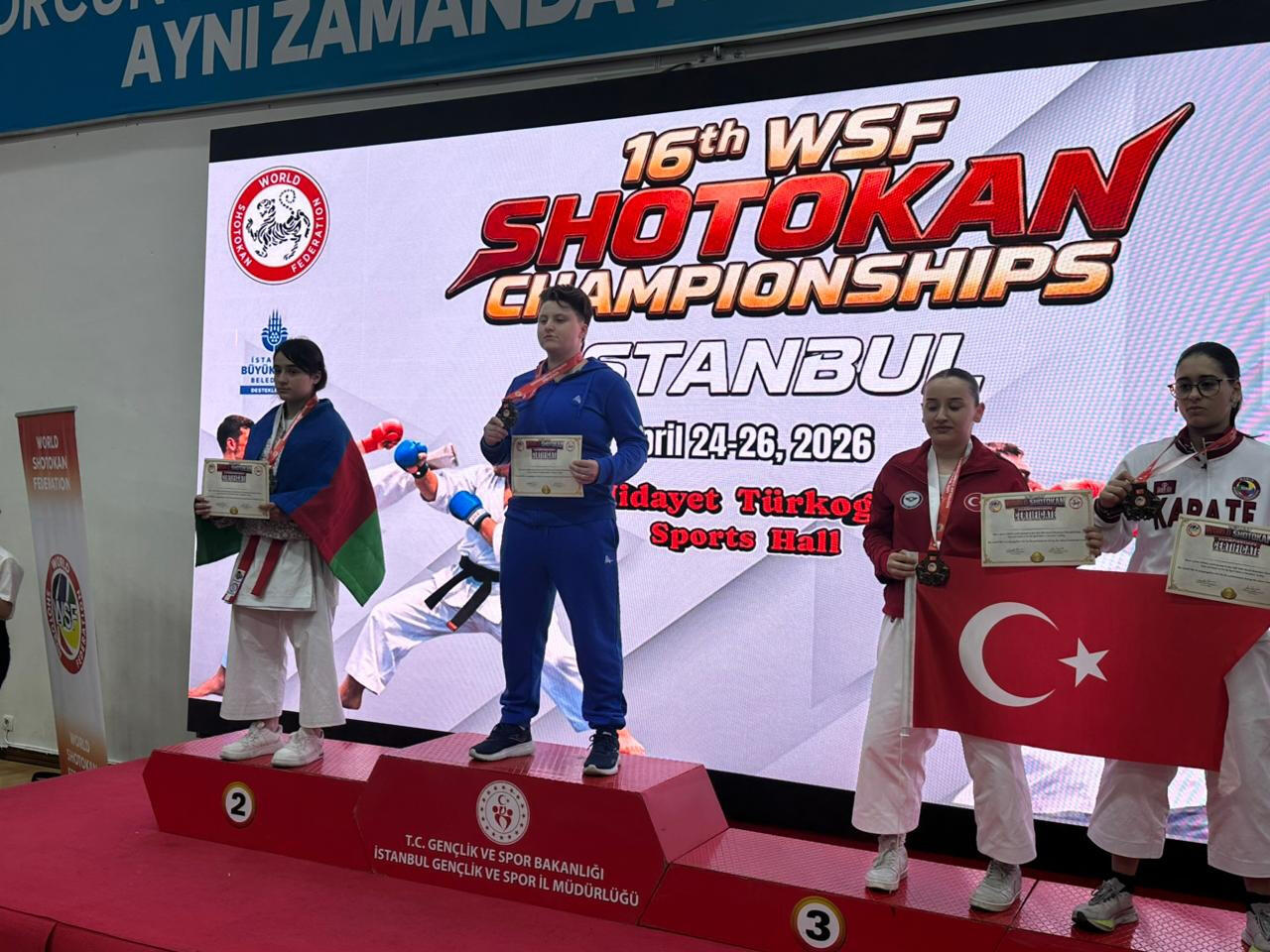 Азербайджан взял семь медалей на чемпионате мира по каратэ