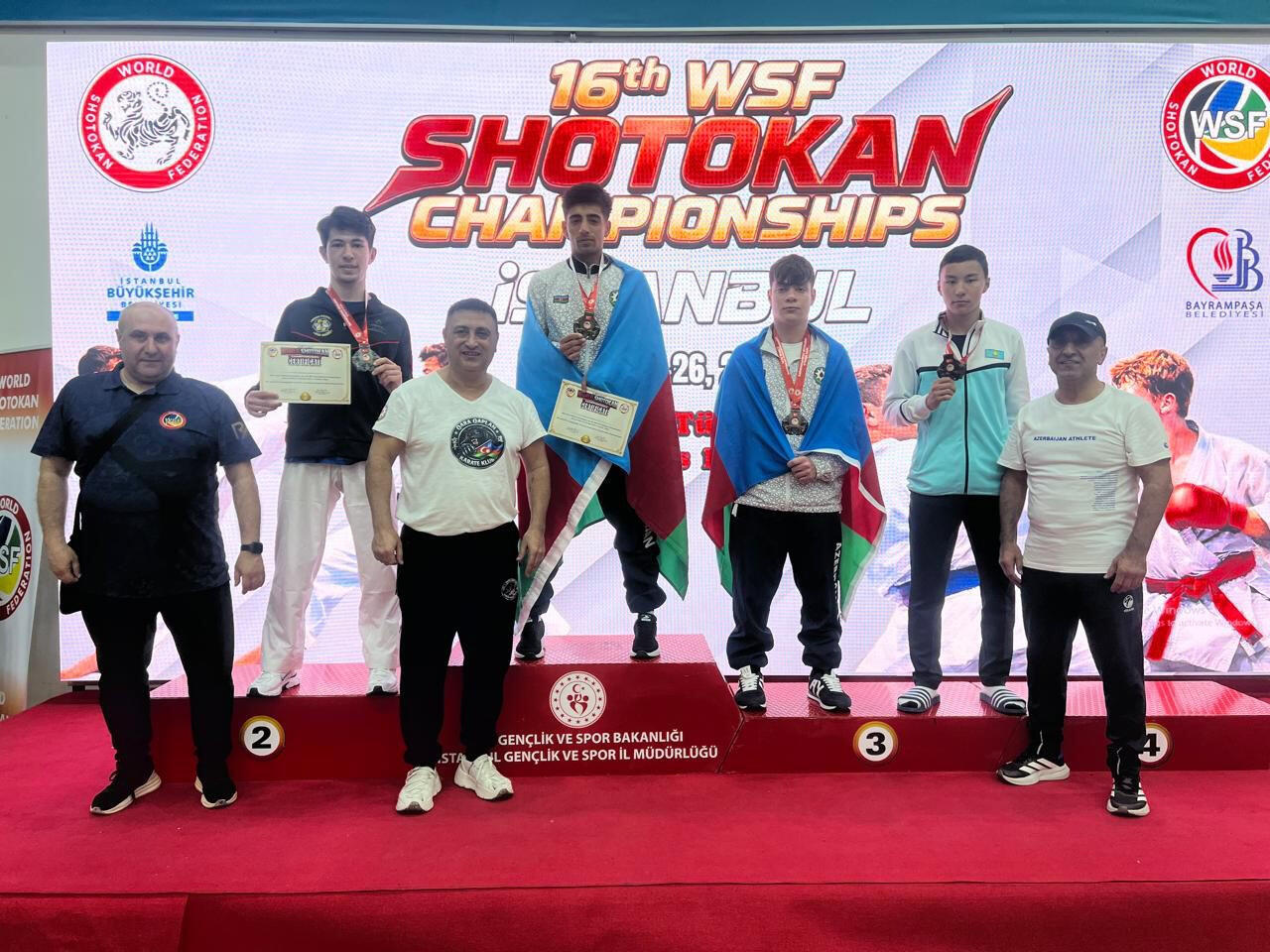 Азербайджан взял семь медалей на чемпионате мира по каратэ