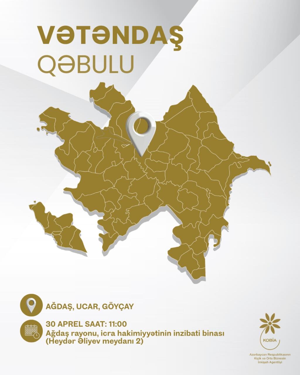 Ağdaşda sahibkarların qəbulu keçiriləcək