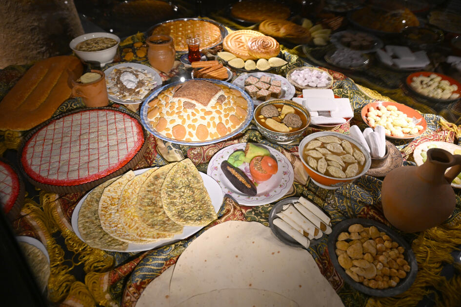 Лейла Алиева и Арзу Алиева приняли участие в открытии после восстановления историко-архитектурных памятников в Шеки