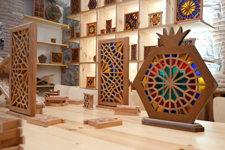 Лейла Алиева и Арзу Алиева приняли участие в открытии после восстановления историко-архитектурных памятников в Шеки