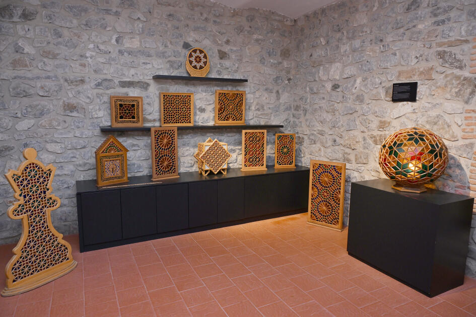 Лейла Алиева и Арзу Алиева приняли участие в открытии после восстановления историко-архитектурных памятников в Шеки