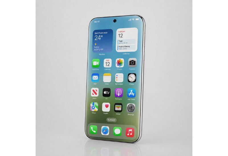 Apple готовит экран для iPhone с эффектом «жидкого стекла»