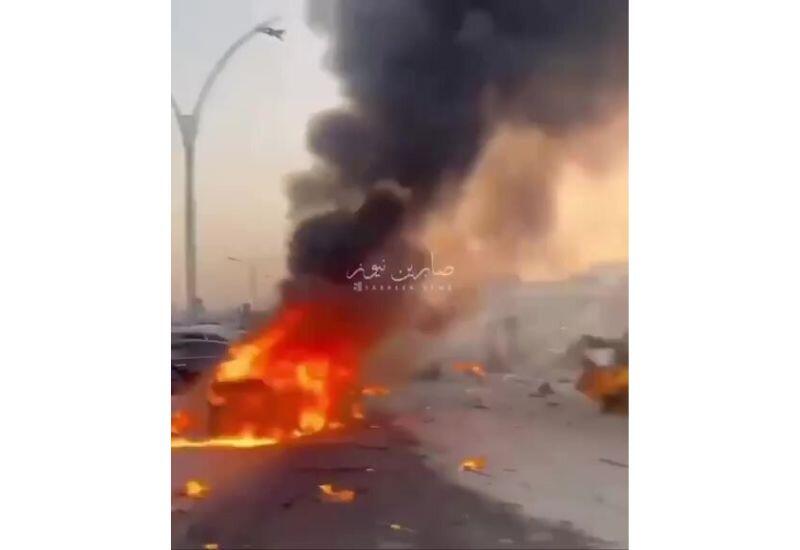 В Ираке автоцистерна въехала в десятки автомобилей и взорвалась