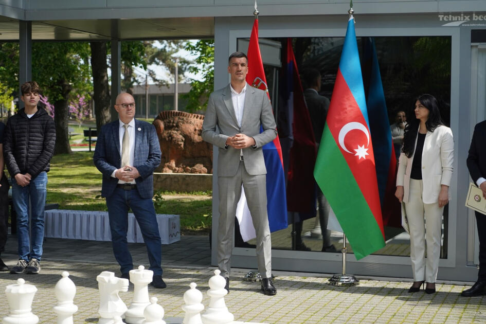 В Белграде по инициативе Азербайджана открылся шахматный павильон