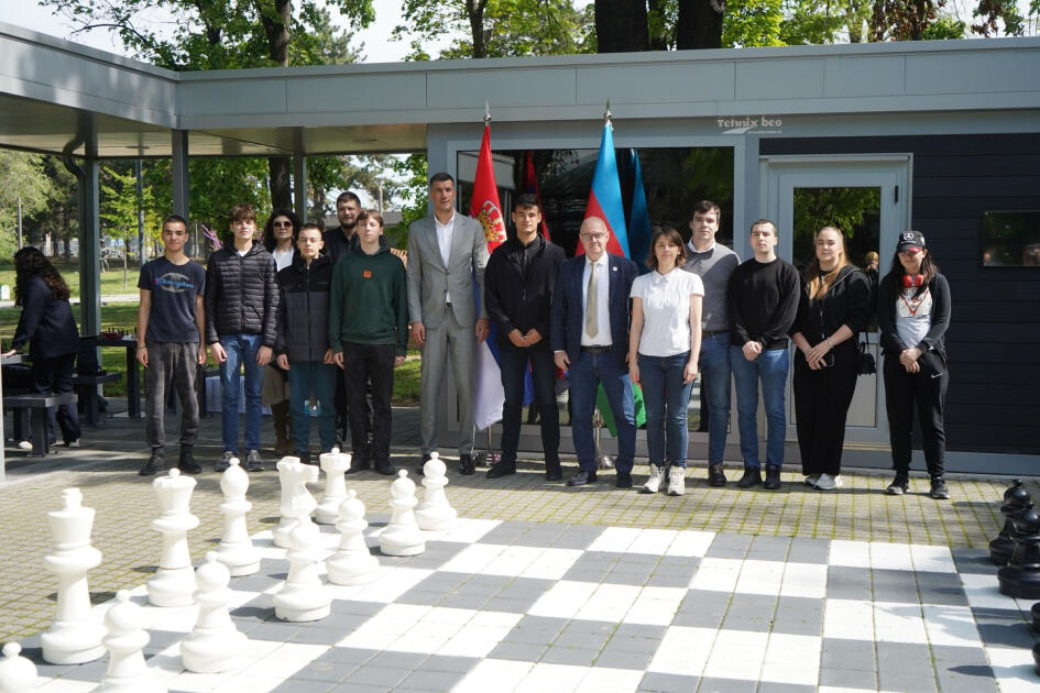 В Белграде по инициативе Азербайджана открылся шахматный павильон