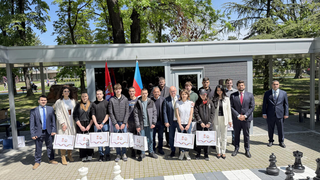 В Белграде по инициативе Азербайджана открылся шахматный павильон
