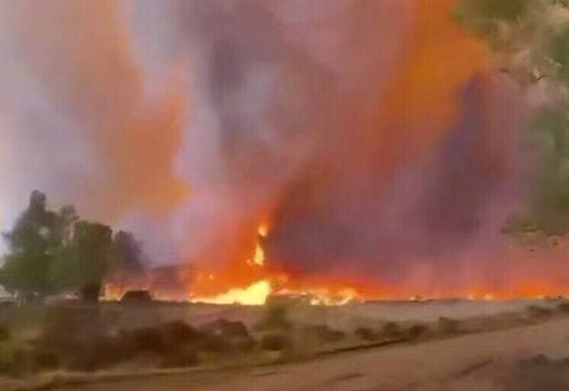 Пожар на артиллерийском полигоне в Нидерландах