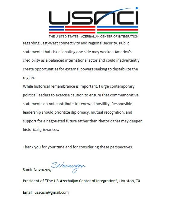 Азербайджанцы мира обратились к мэру Нью-Йорка