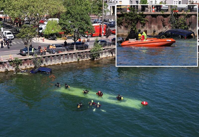 Автобус с пассажирами упал в реку Сена