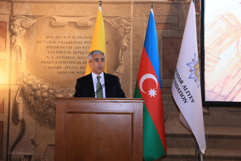 Vatikanda Heydər Əliyev Fondu ilə birgə layihələrin təqdimatına həsr olunan tədbir keçirilib