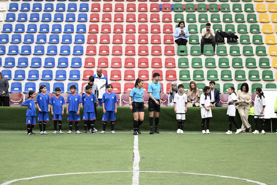 Leyla Əliyevanın təşəbbüsü ilə uşaq evlərinin komandaları arasında növbəti minifutbol turniri təşkil olunub