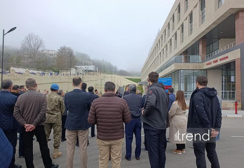 Представители дипкорпуса посетили лечебно-оздоровительный центр г. Шуша