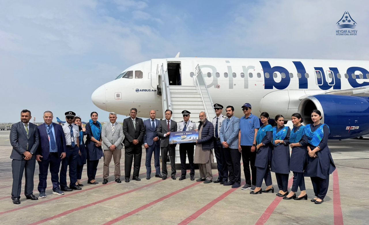 Airblue запускает рейсы по маршруту Баку–Лахор