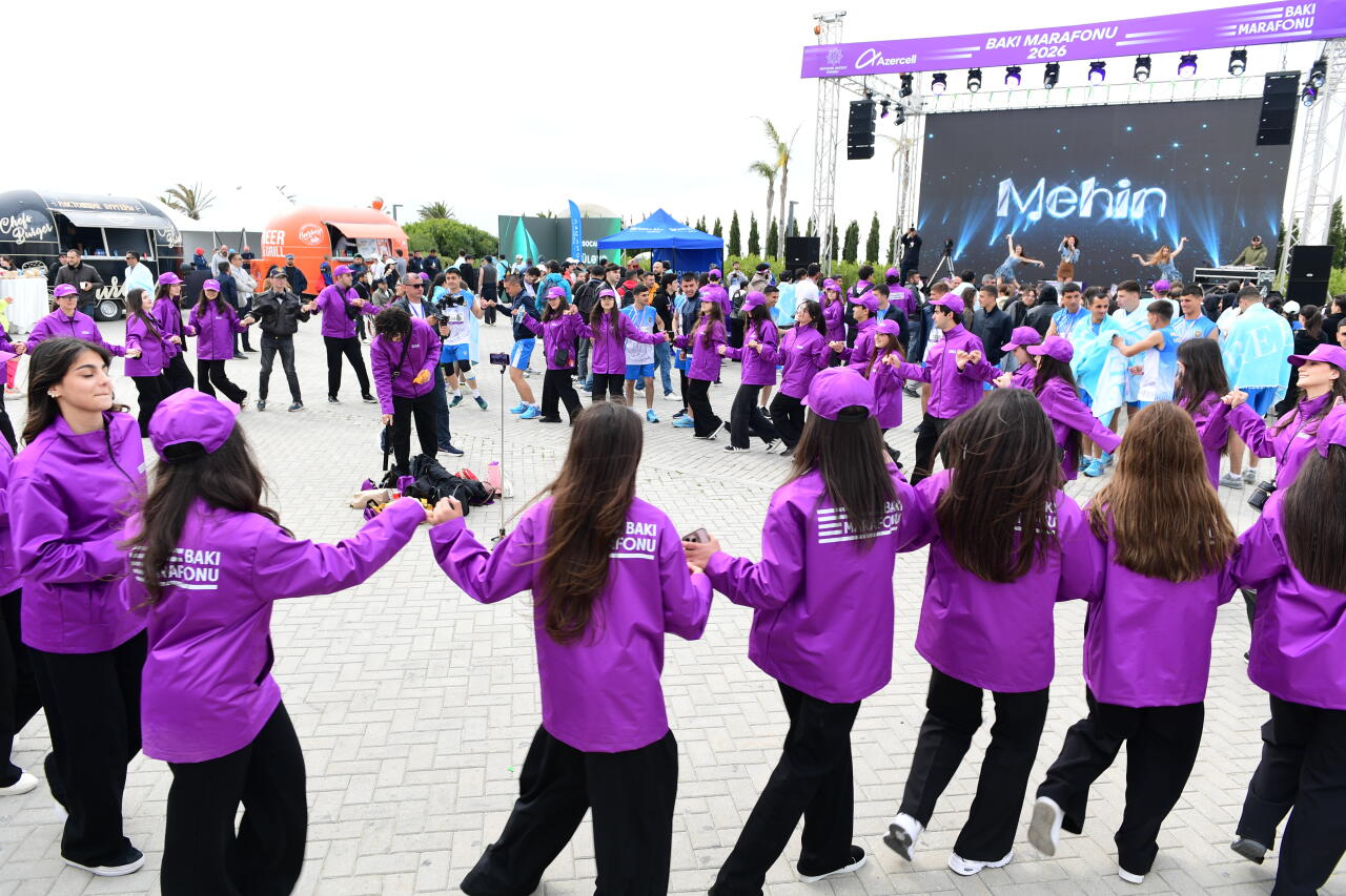 "Bakı Marafonu 2026"ın start və finişində konsert təşkil edilib