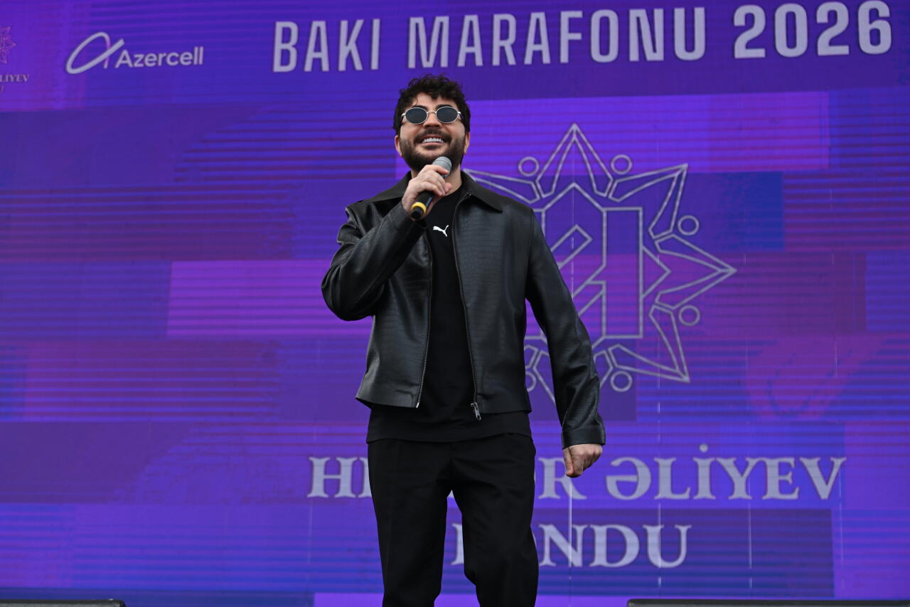 "Bakı Marafonu 2026"ın start və finişində konsert təşkil edilib