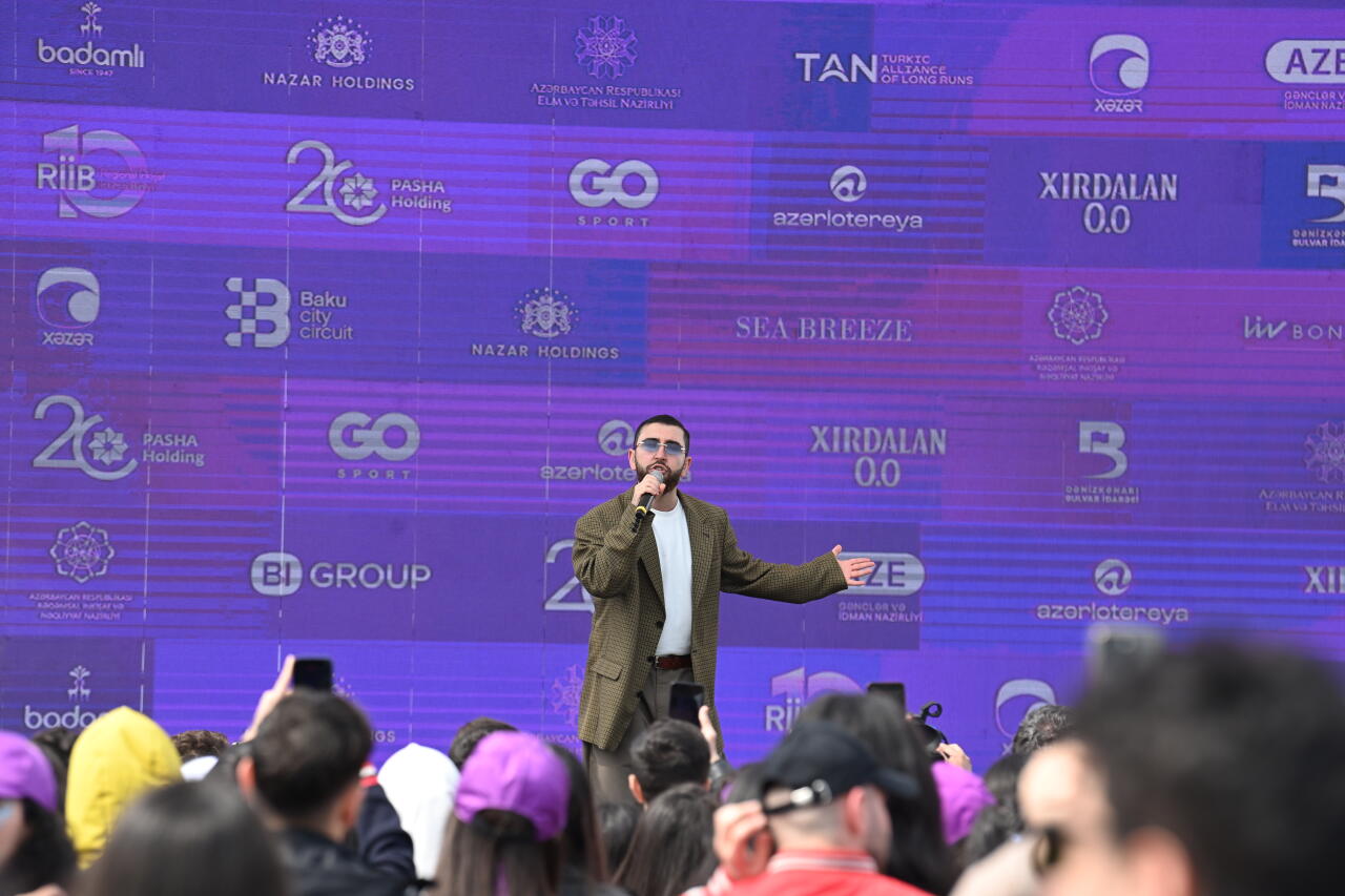 "Bakı Marafonu 2026"ın start və finişində konsert təşkil edilib