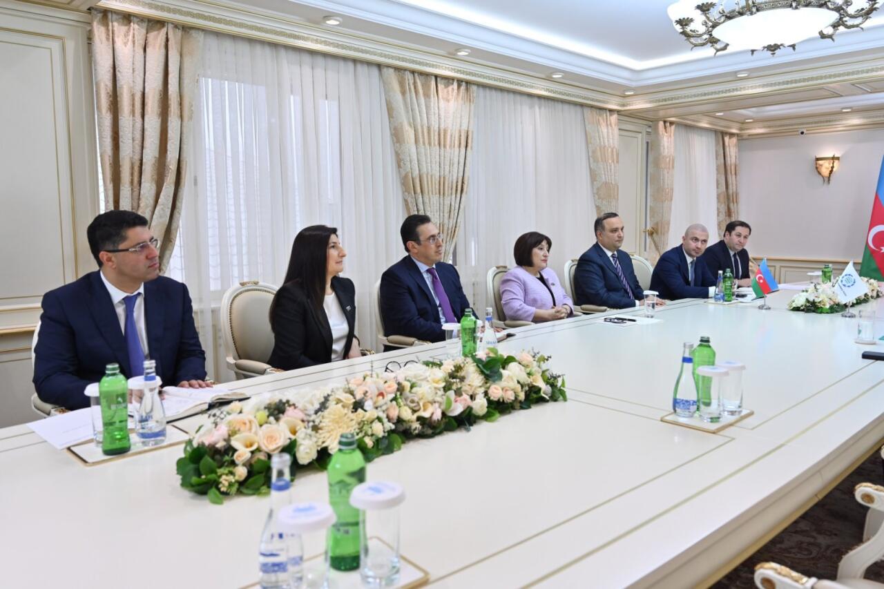Milli Məclisin sədri Parlamentlərarası İttifaqın Baş katibi ilə görüşüb