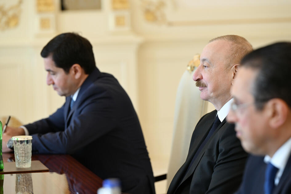Президент Ильхам Алиев принял генсека Межпарламентского союза