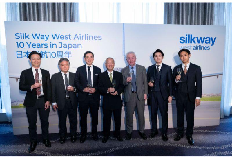 Silk Way West Airlines отмечает 10-летие полетов в Японию