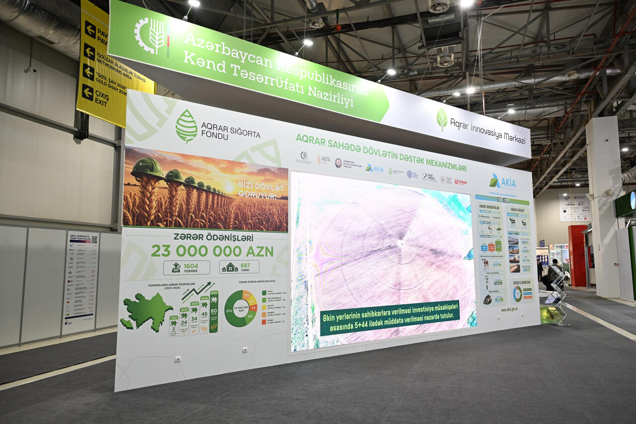 Prezident İlham Əliyev və Birinci xanım Mehriban Əliyeva 19-cu “Caspian Agro Week” və 31-ci “InterFood Azerbaijan” sərgiləri ilə tanış olublar