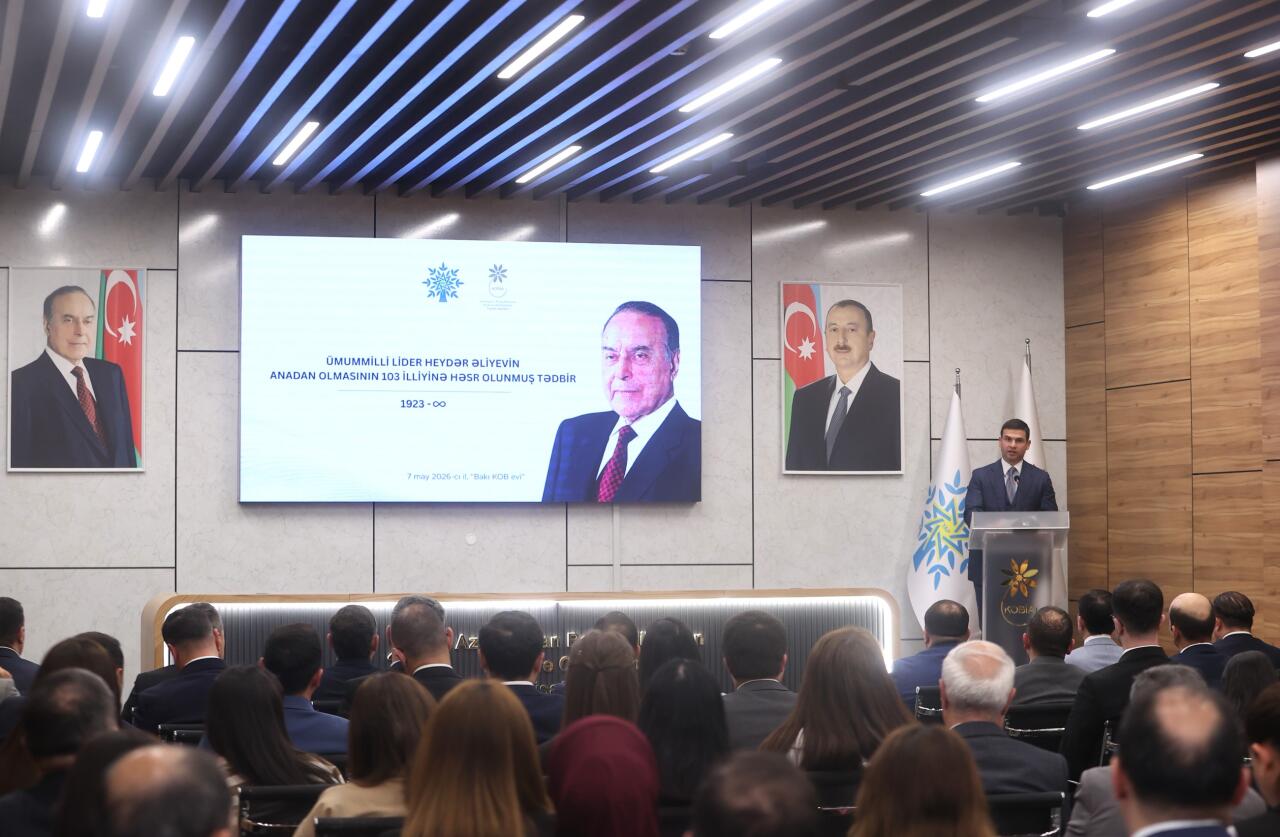 KOBİA-da Heydər Əliyevin anadan olmasının 103-cü ildönümünə həsr olunmuş tədbir keçirilib
