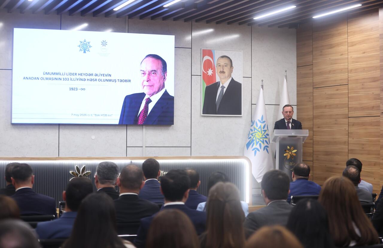 KOBİA-da Heydər Əliyevin anadan olmasının 103-cü ildönümünə həsr olunmuş tədbir keçirilib