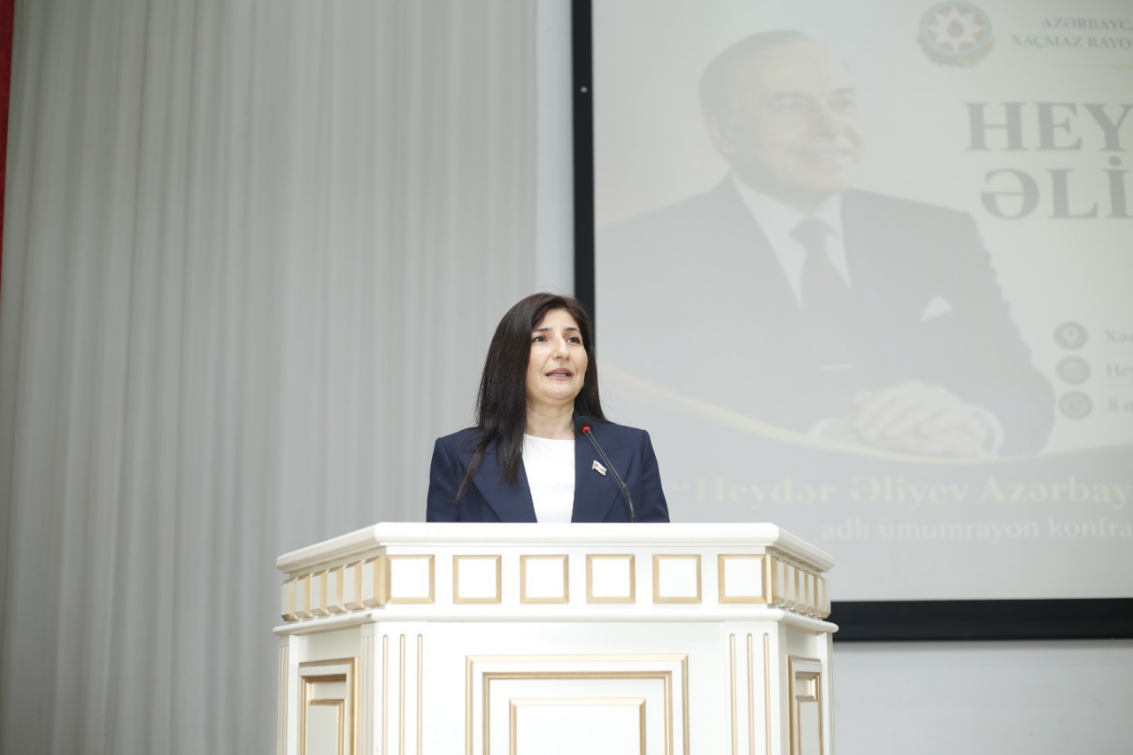 Xaçmaz rayonunda Ümummilli Lider Heydər Əliyevin 103-cü ildönümünə həsr olunmuş konfrans keçirilib