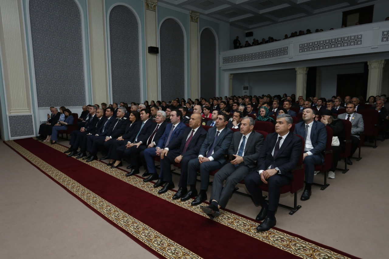 Xaçmaz rayonunda Ümummilli Lider Heydər Əliyevin 103-cü ildönümünə həsr olunmuş konfrans keçirilib