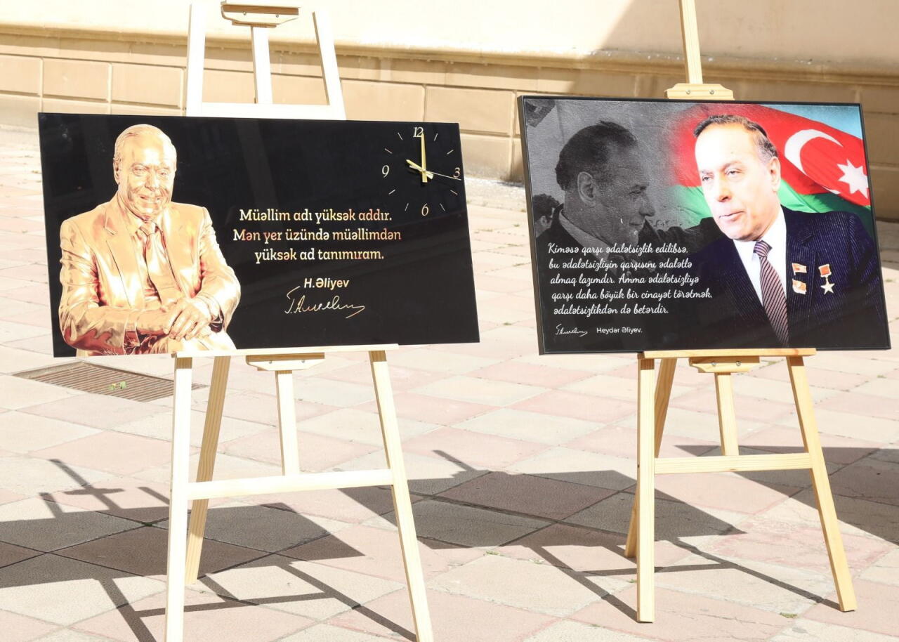 Heydər Əliyev adına Liseydə “Zamana sığmayan ömür” adlı tədbir keçirilib