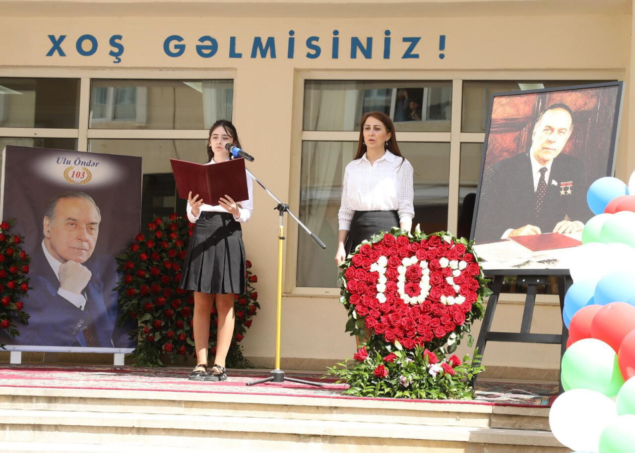 Heydər Əliyev adına Liseydə “Zamana sığmayan ömür” adlı tədbir keçirilib