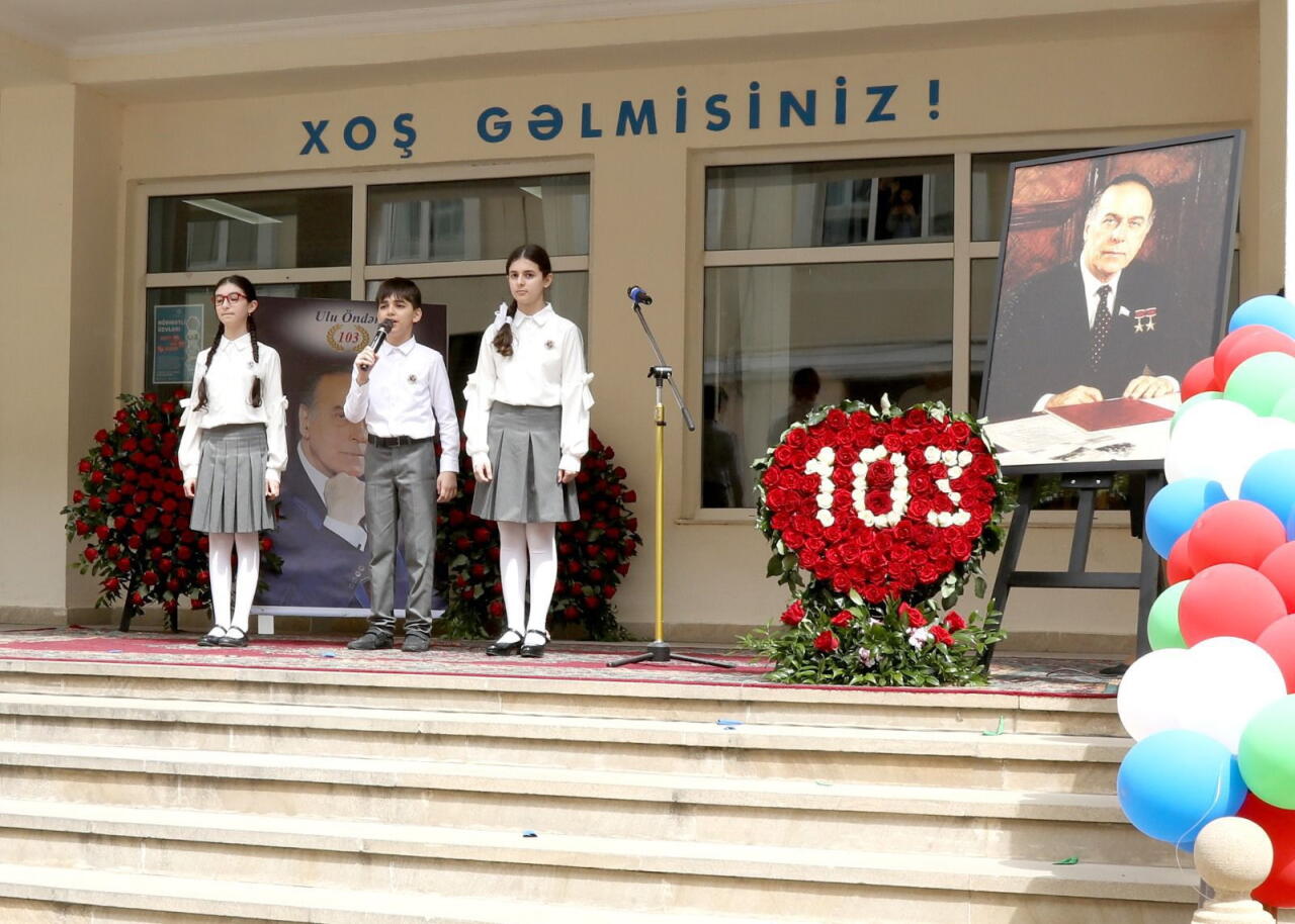 Heydər Əliyev adına Liseydə “Zamana sığmayan ömür” adlı tədbir keçirilib