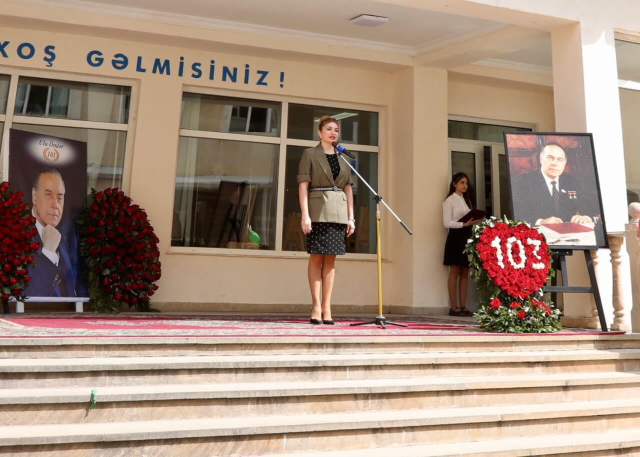 Heydər Əliyev adına Liseydə “Zamana sığmayan ömür” adlı tədbir keçirilib