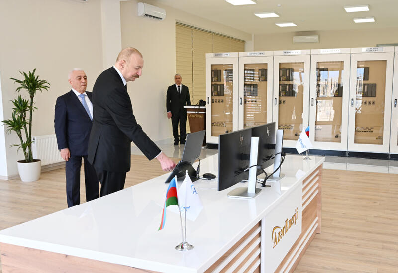 Prezidenti İlham Əliyev Cəbrayıl rayonunun Soltanlı kəndində “Şəfəq” yarımstansiyasının açılışında iştirak edib