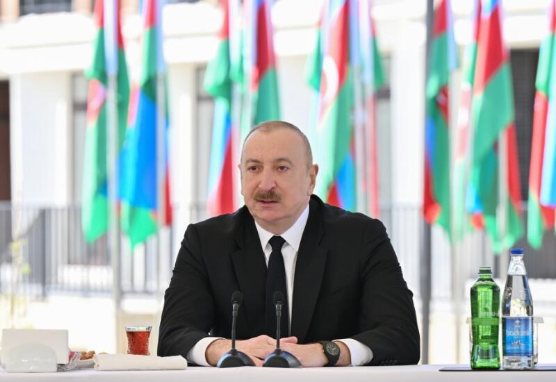 Prezident İlham Əliyev: Bu gün Azərbaycan ərazisində hər qarış torpaq Azərbaycan xalqına məxsusdur