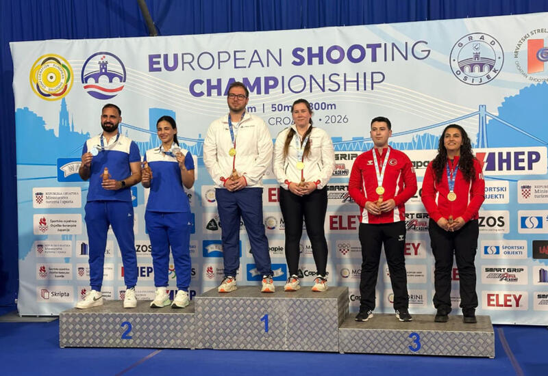 Азербайджанские стрелки завоевали серебряные медали на чемпионате Европы