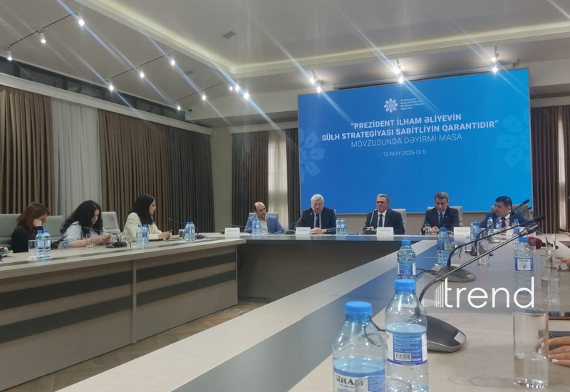 Medianın İnkişafı Agentliyində “Prezident İlham Əliyevin sülh strategiyası sabitliyin qarantıdır” mövzusunda dəyirmi masa təşkil edilib