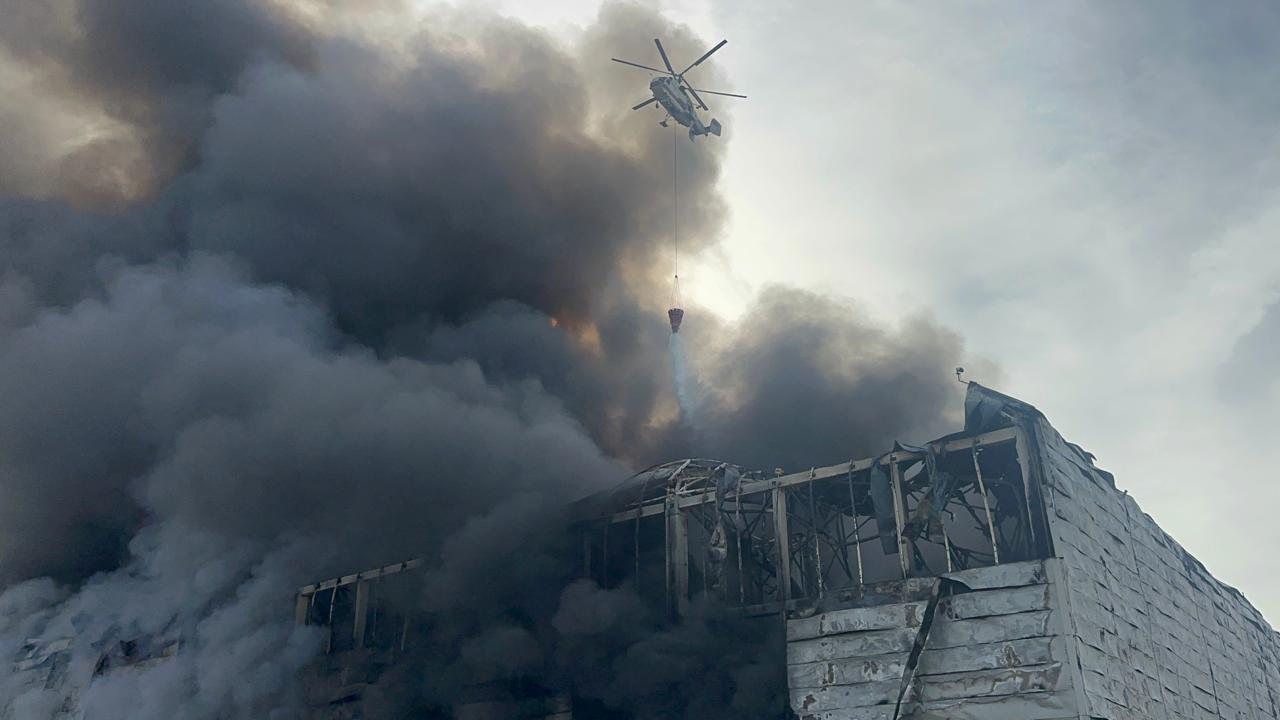 Lökbatandakı yanğının söndürülməsinə 40 texnika, 2 helikopter cəlb olunub