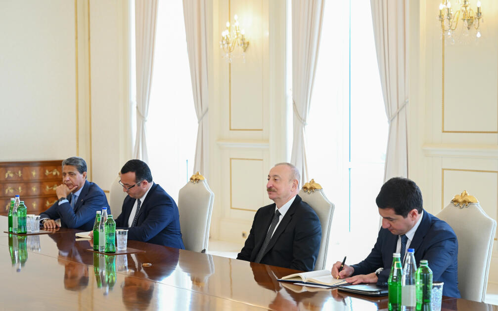 Президент Ильхам Алиев принял делегацию во главе с председателем Национального совета Словакии