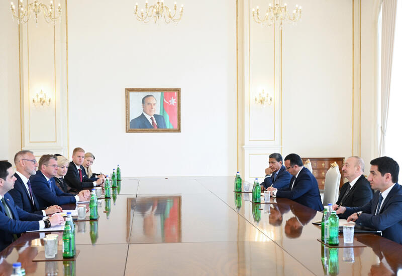 Президент Ильхам Алиев принял делегацию во главе с председателем Национального совета Словакии