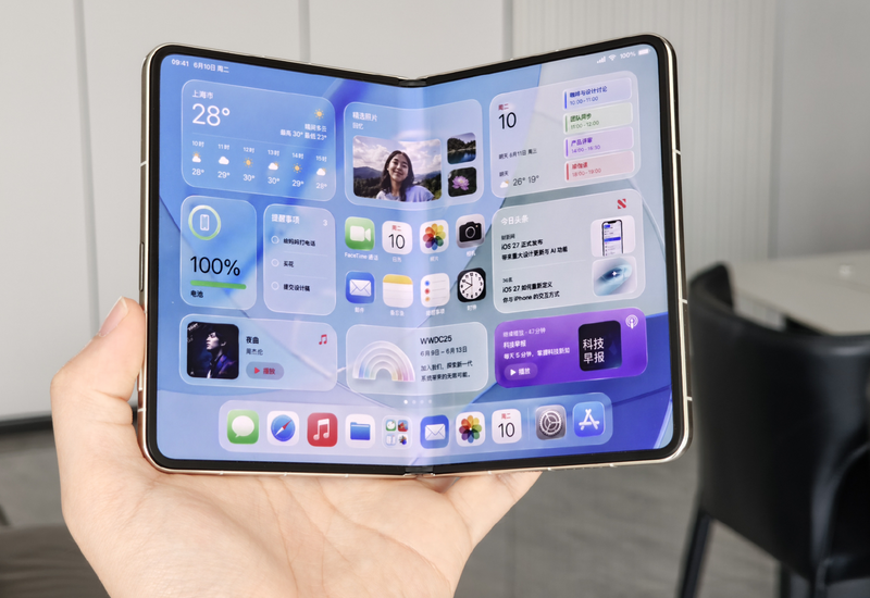 Более 10% владельцев iPhone заинтересовались складным смартфоном Apple