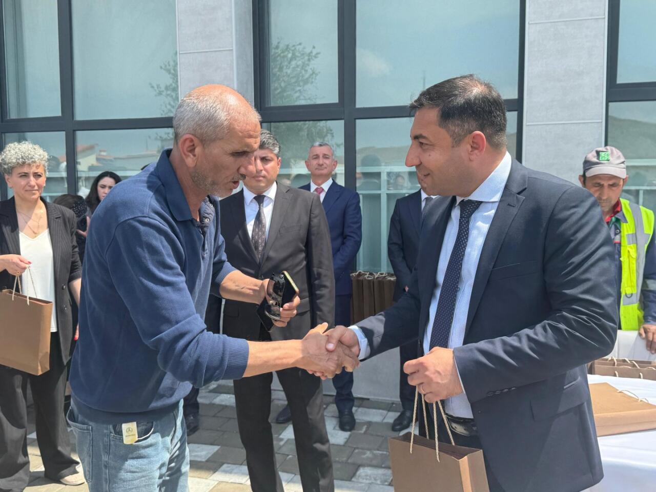 Zəngilan şəhərinə köçən daha 59 ailəyə evlərinin açarları təqdim olunub