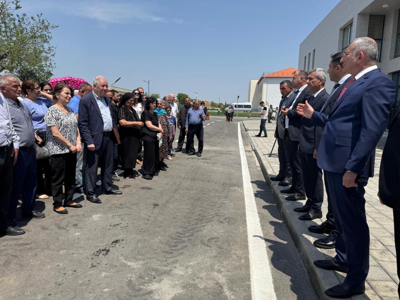 Zəngilan şəhərinə köçən daha 59 ailəyə evlərinin açarları təqdim olunub