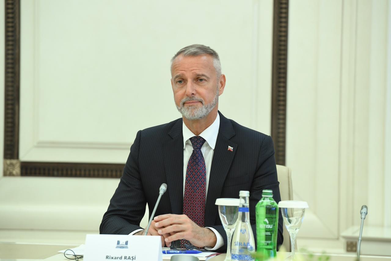 Sahibə Qafarova Slovakiya Milli Şurasının sədri ilə görüşüb