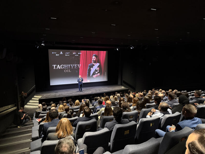 Londonda “Tağıyev: Neft” bədii filminin təqdimatı olub