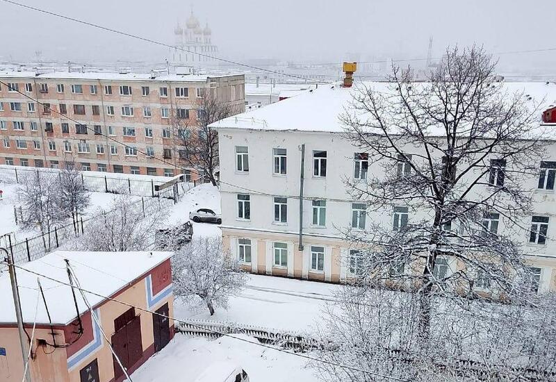 Город в России накрыла мощная метель