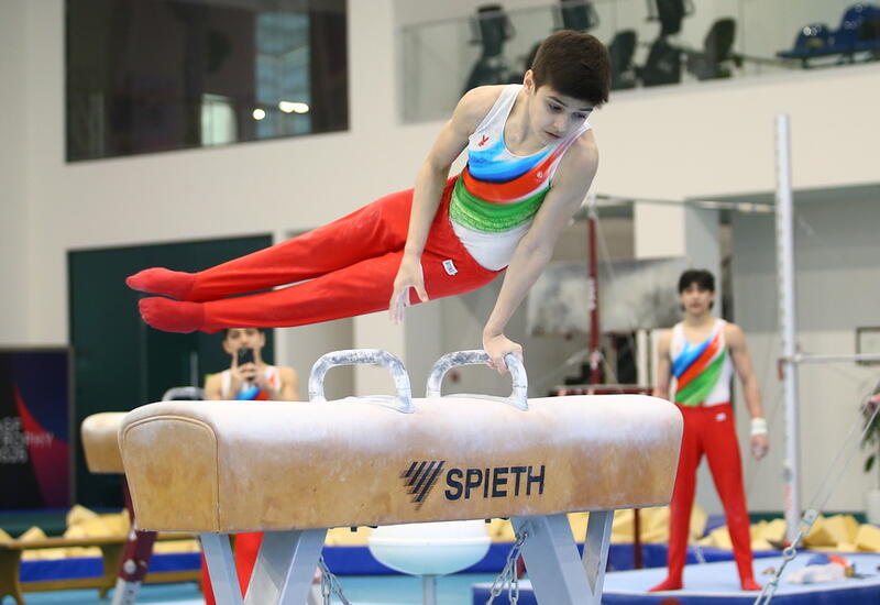 В Баку проходит международный турнир по спортивной гимнастике AGF Trophy