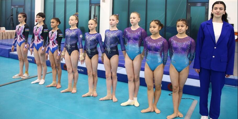 В Баку проходит международный турнир по спортивной гимнастике AGF Trophy