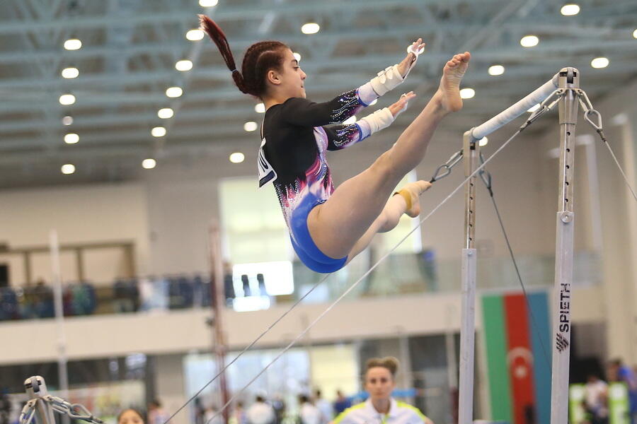 В Баку проходит международный турнир по спортивной гимнастике AGF Trophy